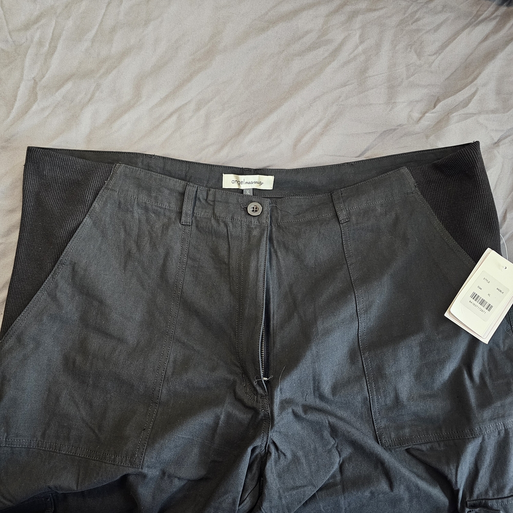 Dark Gray Pants with Black Accents